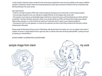 logo and custom illustrations