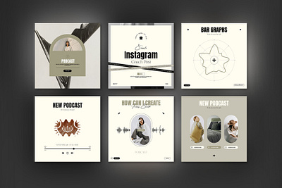 Social Post Template (Instagram Coach) indesign instagram post social template