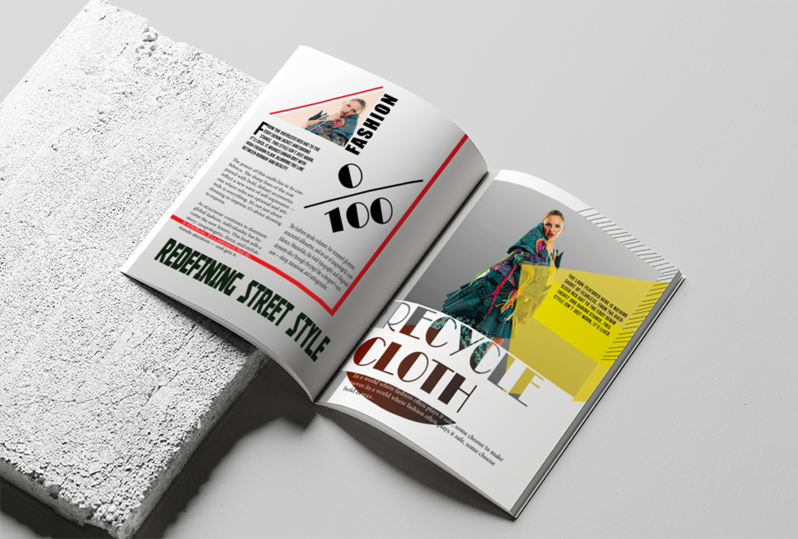 Example of Creative Magazine & Brochure Design