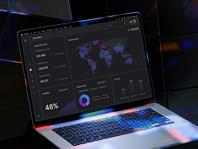 Gaming Analytics Dashboard analytic dashboard design product saas statistic ui ux