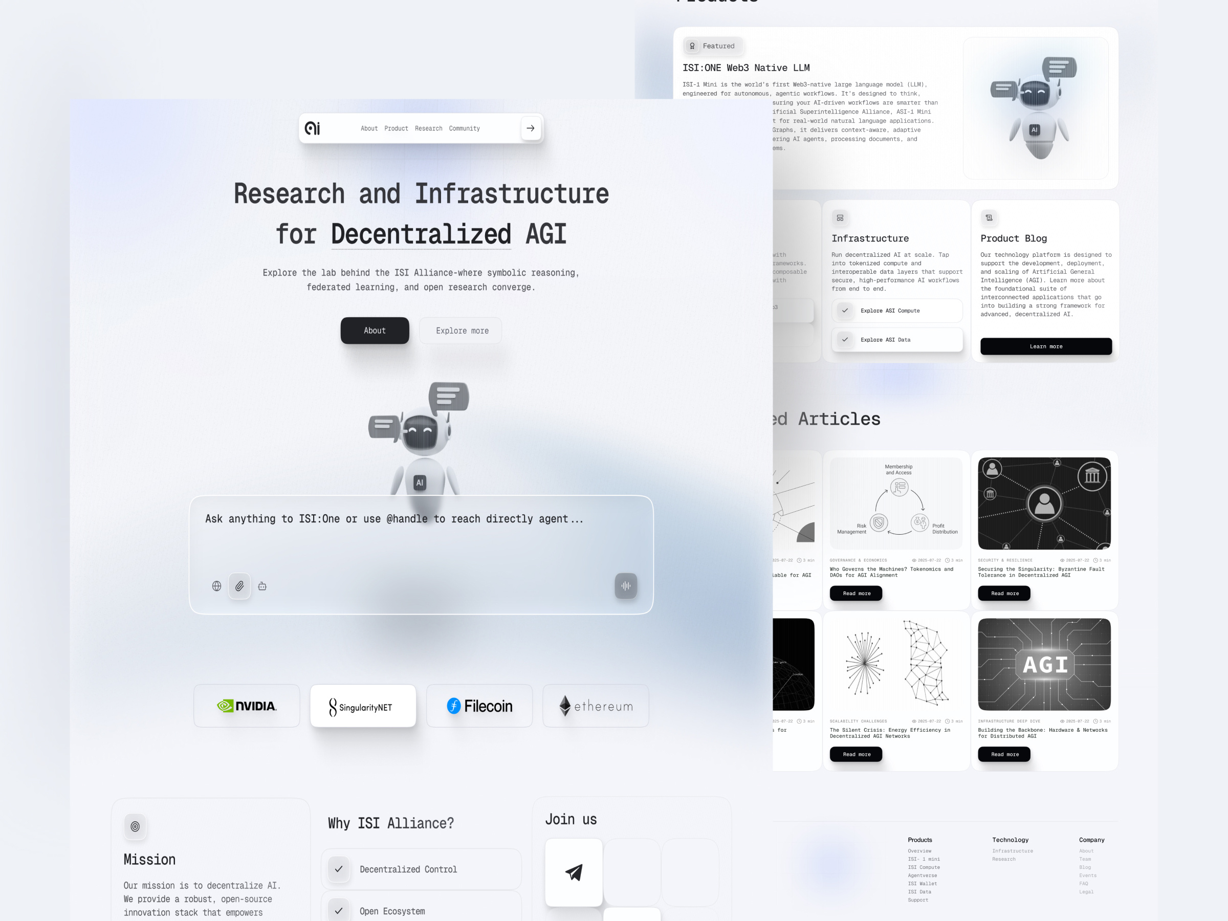 Landing Page Design for AI platform ai ai agent ai big data ai chat bot ai website app chat chatbot clean landing page ui design web design web3