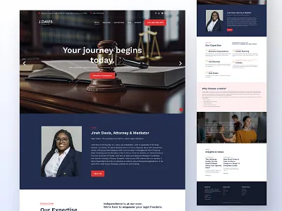 Attorney Website Design attorneywebsite lawayerwebsitedesign lawfirmwebsite uiuxdesign websitedesign