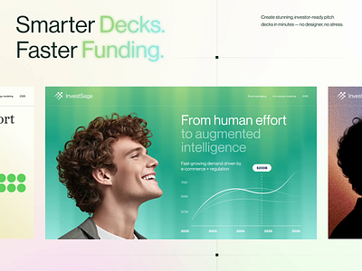 DeckForge AI — Your Pitch, Powered by AI ai deck ai design ai pitch deck ai presentation animation branding custom presentation earlystage figma founders interactive design jitter pitchdeck presentation design productdesign saasdesign startups ui design uiux ux design