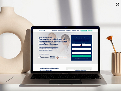 Health Care Lead Generation Landing Page design dribbble shot healthcare landing page landing page design landingpage lead generation mental health ui ux video