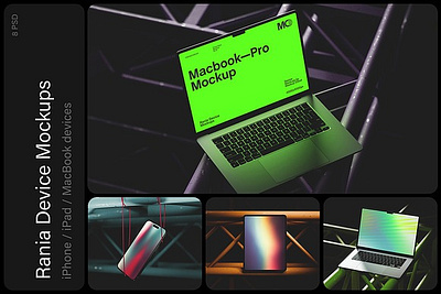 Rania Apple Device Mockups device mockup digital industrial ipad mockup iphone mockup laptop macbook mockup mockup cloud mockupcloud rania apple device mockups smartphone ui mockup