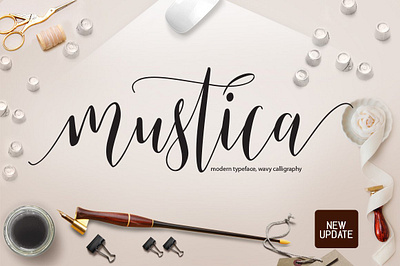 Mustica script brush script font calligraphy calligraphy font calligraphy wavy display vintage font script handmade invitation lettering modern calligraphy mustica mustica script swashes typeface typefaces