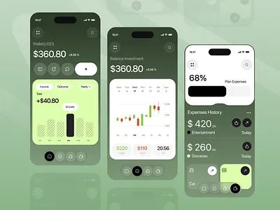 Finance mobile application ui design application banking blockchain clean ui crypto app cryptocurrency design digital wallet exchange finance finance ui fintech mobile app mobile ui modern ui payments ui ui designer ux wallet ui