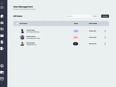 UserSphere - An User Management System branding design graphic design ui uiux
