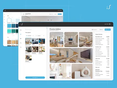 iStyling app app design design graphic design interface interior design software development ui ui design
