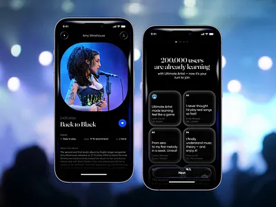Crystal Sound – Mobile App Design app branding concept design illustration ios liquidglass logo mobile mobileapp ui ux