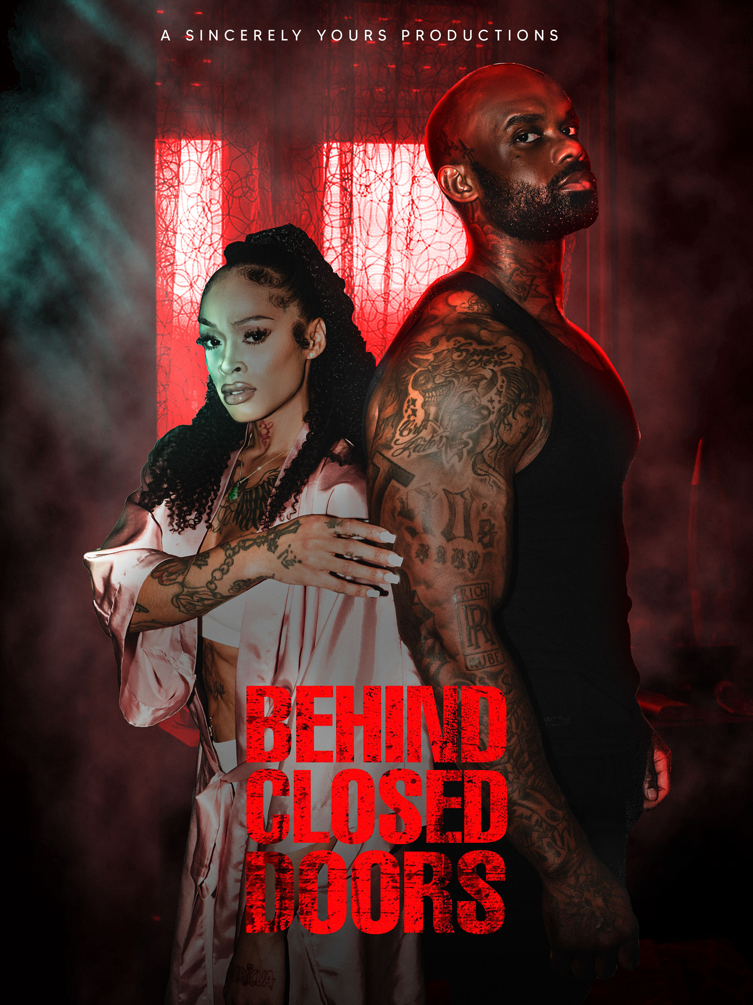 Behind Closed Doors Poster Design artwork concept art design movie poster photoshop poster design