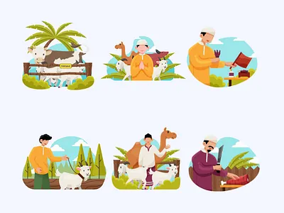 Eid al-Adha Scenes of Sacrifice and Celebration