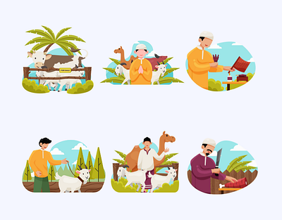 Eid al-Adha Scenes of Sacrifice and Celebration