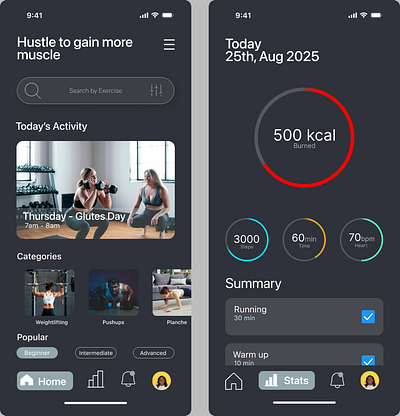 Workout Tracker daily ui 041