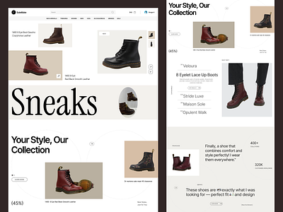 Shoes Ecommerce Website cool e commerce ecommerce design ecommerce web design fashion footwear homepage design landingpage minimal product page shoes shoes design shoes ecommerce website shoes ui shoes website shopping stylish uiux web design website