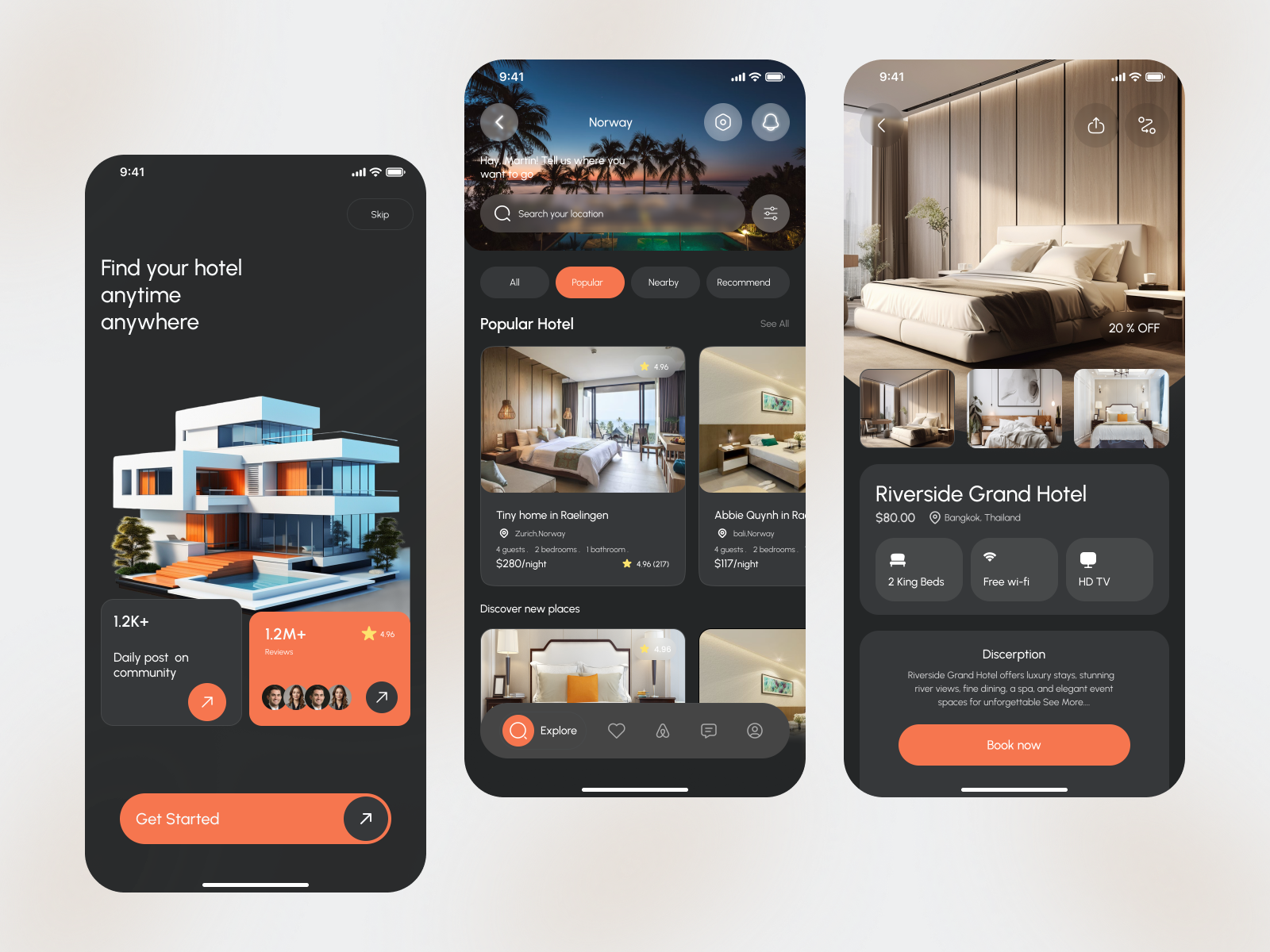 Hotel Booking Mobile App apartment app app design booking booking app hotel hotel app hotel booking app luxury luxury hotel mobile mobile app online booking online hotel booking product design rent service uiux