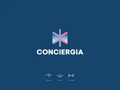 Conciergia. Ver_1. ai app branding concept concierge creative design graphic design logo simple