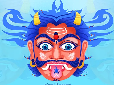 Desist bommai character illustration de digital illustration graphic design illustration trending illustration ui villagelife