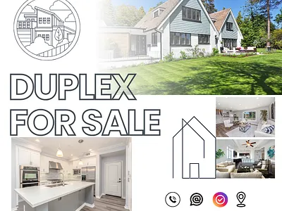 Duplex SALE , Facebook post , dummy branding graphic design