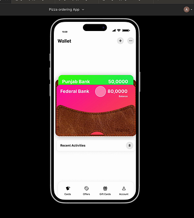 Digital Wallet in - Figma ui