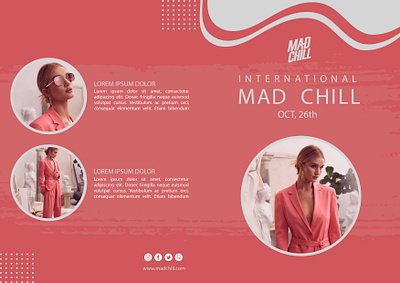 Brochure banner brochure double folder madchill
