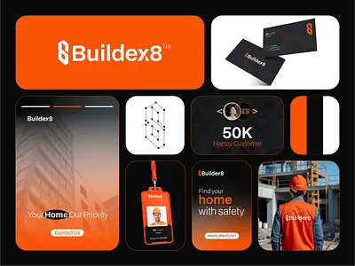 Real estate-construction logo, property logo and brand identity architecture logo b letter logo branding broker builder building logo construction company home logo house logo investor logo design mortgage logo property logo real estate logo realtor logo