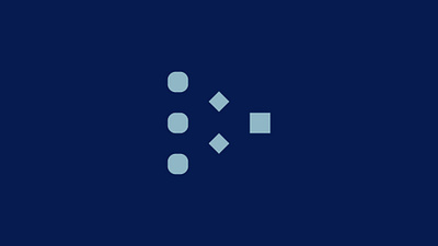 The Way Logo ai arrow blue branding design digital geometry graph icon illustration logo shape tech technology ui vector view vision