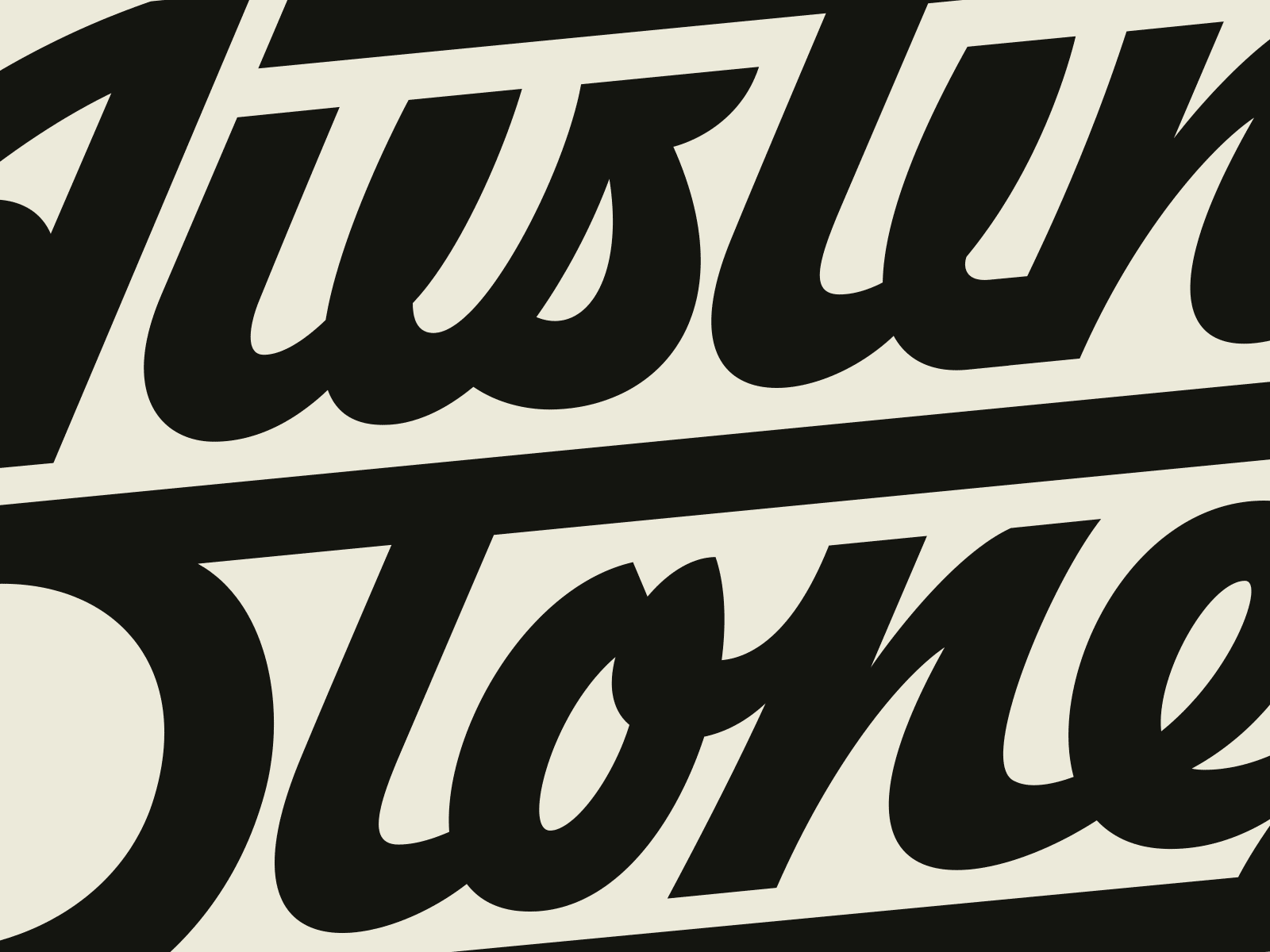Austin Stone – wordmark concept for motion designer design lettering logo logotype mark sketch typography wordmark