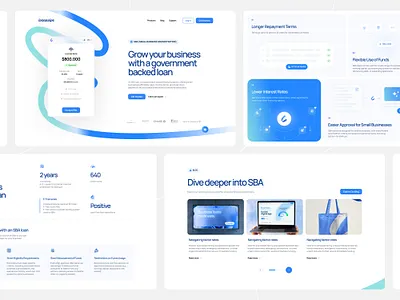 LoanSwipe - Fintech Landing Page b2b banking banking dashboard crypto digital banking finance financial financial dashboard fintech fintech landing page fintech platform fintech website loans online banking payments saas website transaction wallet web3
