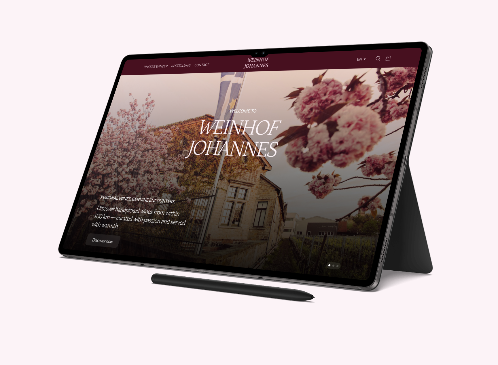 Example of Tailored Landing Page & Website Design