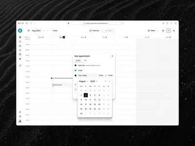 Date Picker - Timeslot UI