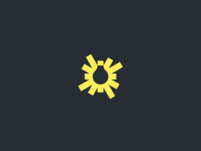 Lightbulb branding bulb creative design idea identity illustration innovation learn learning light lightbulb logo minimal on ray rays simple smart turn