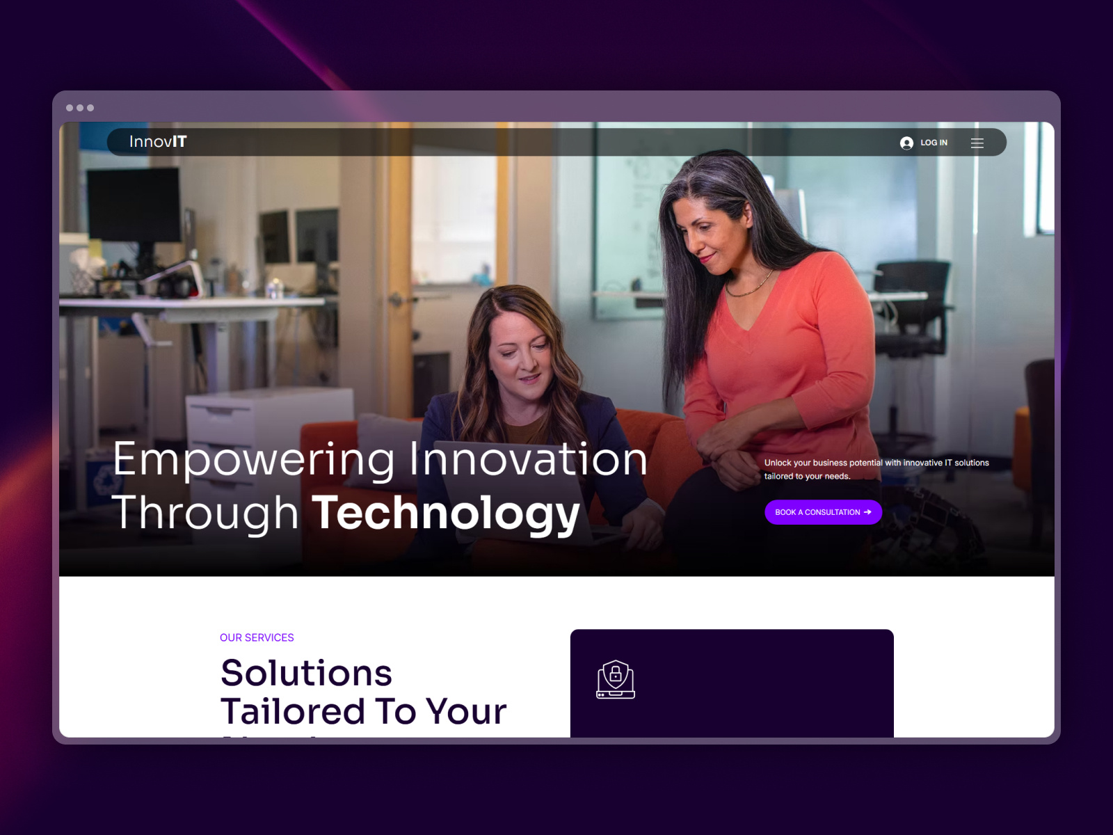 Innovit- IT Solutions Website Wix Template it companies it consulting firm site it services it services website wix it solutions mobile friendly responsive seo friendly tech business tech solutions tech startup wix template uiux web design web development company wix template wix theme wix website