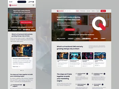 Hello Creatives, Here is CMO Responsive Design. android app apple cmo landing page office website product design responsive ui ux