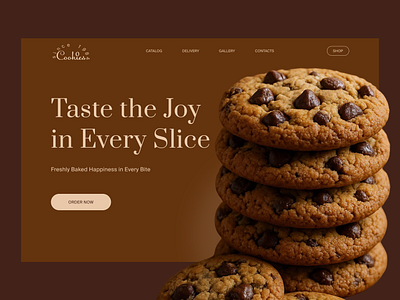 Prototype: Main page of the bakery app branding design graphic design illustration logo typography ui ux vector