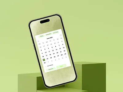 Prototype: month in a calendar app branding design graphic design illustration logo typography ui ux vector