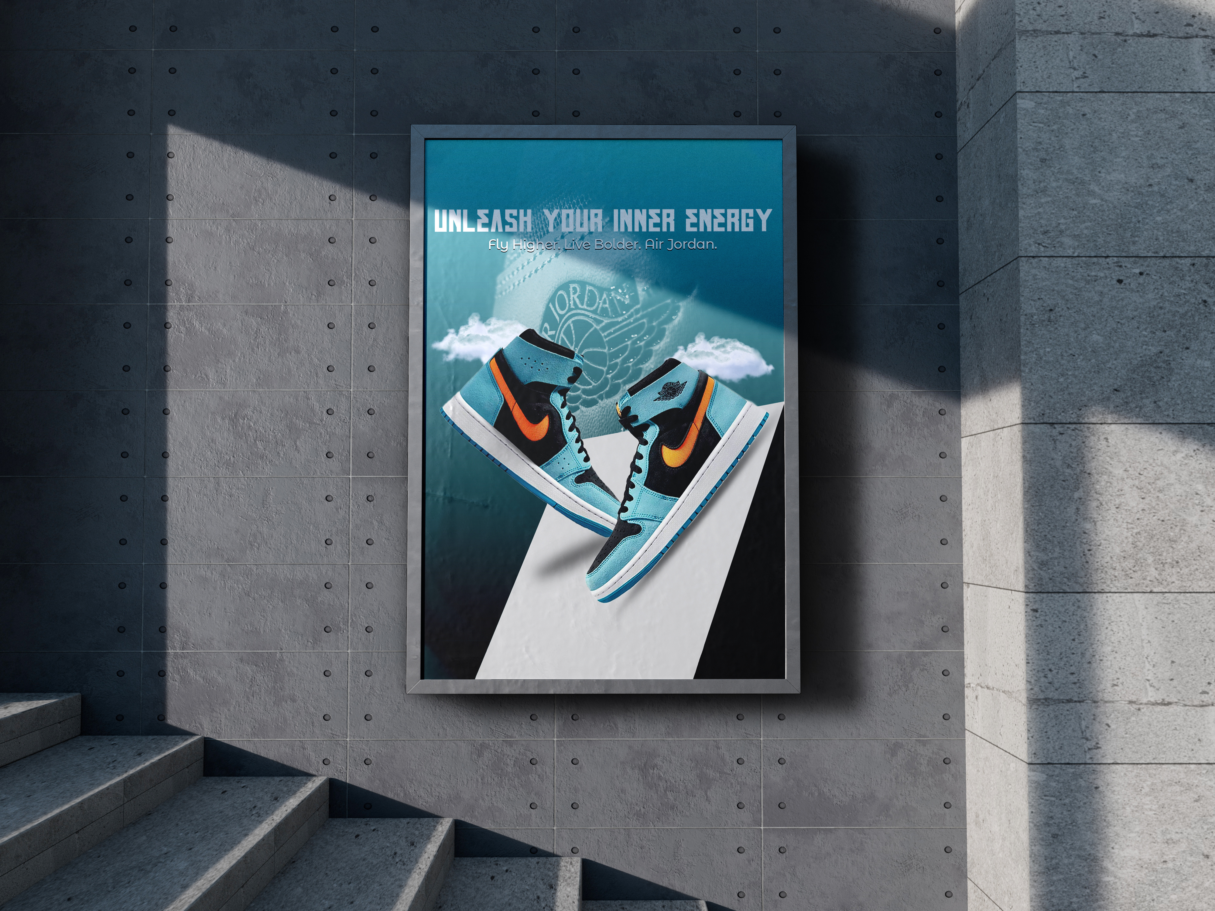 Nike Air Jordan branding design graphic design illustration social media post design