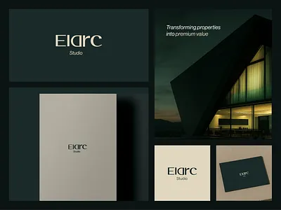 Elarc Studio Rebranding | Brand Identity brand for sale brand identity branding brokerage business logo custom logo identity logo design logo designer logo for sale logo presentation luxury luxury brand luxury logo modern logo property logo real estate logo realtor rebranding