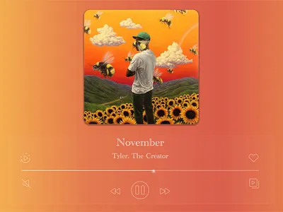 Car Music Player Concept concept daily ui graphic design music player ui design web design