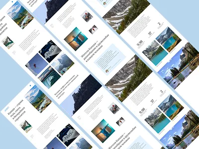 Prototype: Landing page about Canada app branding design graphic design illustration logo typography ui ux vector