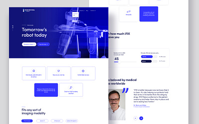 Interventional systems website design graphic design healthcare medical ui webdesign