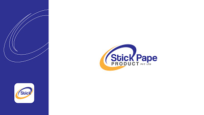 Stick Pape Product Logo Design branding graphic design logo