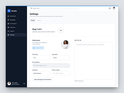 Children Onboarding Flow