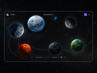 Dashboard Redesign to Boost User Retention clean dashboard cosmic ui creative interface dark mode ui dashboard redesign design for engagement digital product design futuristic design innovative ux intuitive ux minimal interface modern design product dashboard professional ui design saas design strategic ux ui ux case study user centered design user friendly ux web application design
