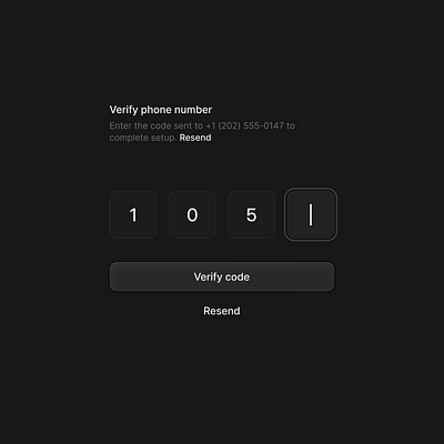 Verify phone phone number verify