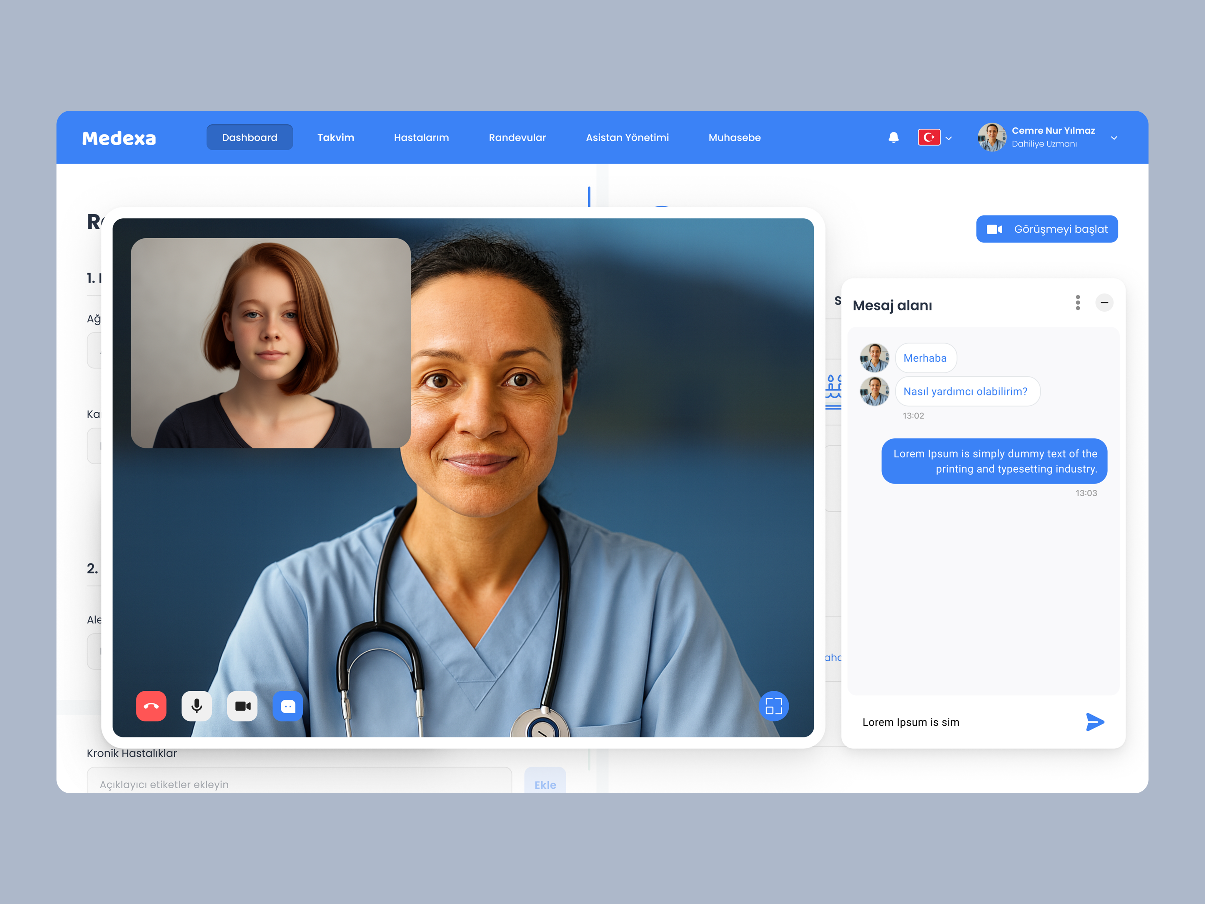 Medexa – Online Consultation & Patient Profile appointment system clean ui clinic management doctor video call healthcare ui medical dashboard patient profile uiux design web app design