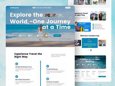 Modern Travel Website Redesign modern website modern website mobile website transport website transportation website travel branding travel website ui website web design web design web design inspiration website redesign