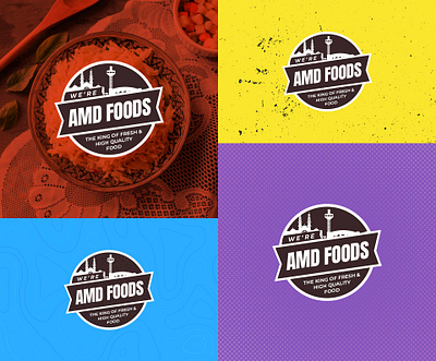 AMD Foods Logo and Brand Design b2b branddesign branding design graphic design illustration logo minimal packaging printdesign visualdesign