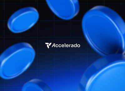 Logo design for Fintech Company blue brand identity branding finance fintech gradient graphic design logo logomark logotype minimalistic modern