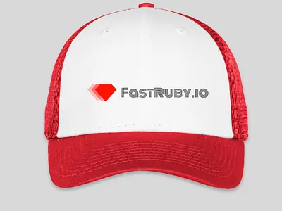 FastRuby.io Trucker Hats branding fastruby.io graphic design logo ruby trucker hat